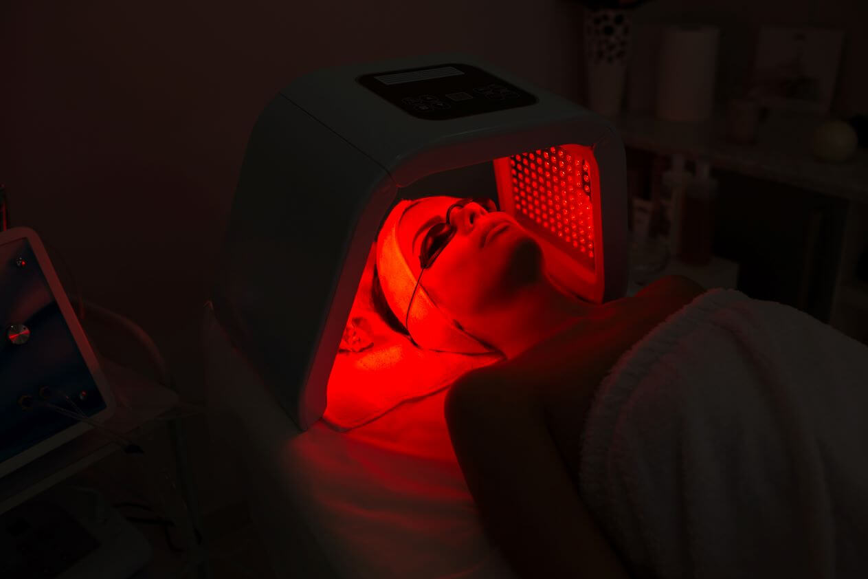 Red light therapy at Skin Lab Med Spa in Falls Church, VA