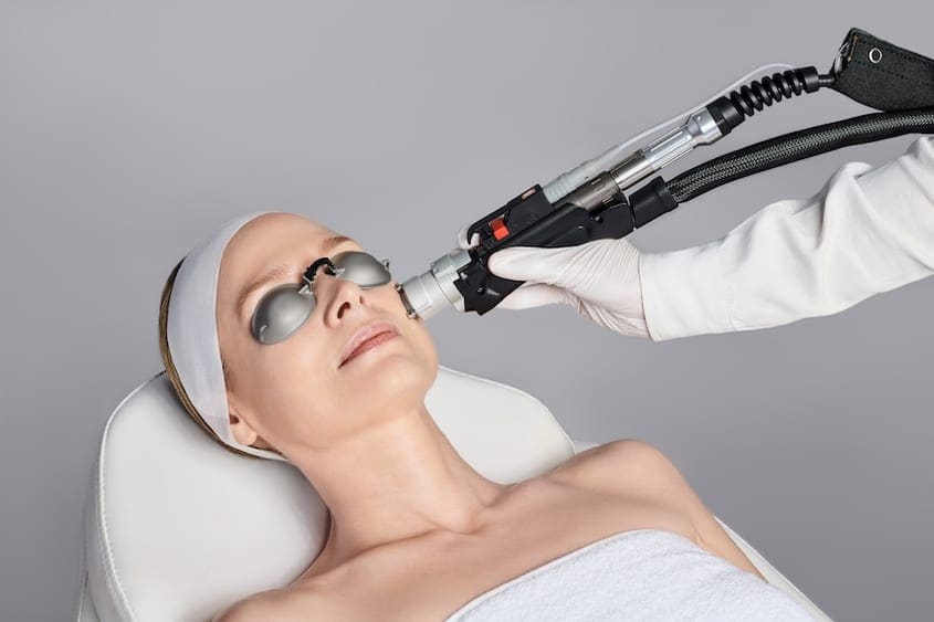 Laser skin treatment at Skin Lab Med Spa in Falls Church, VA