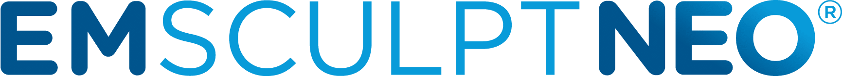 Emsculpt neo LOGO Rounded neo R Two blue gradient